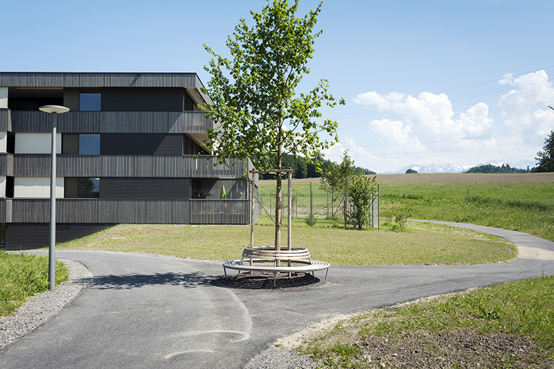 Sitzbank am Rundweg